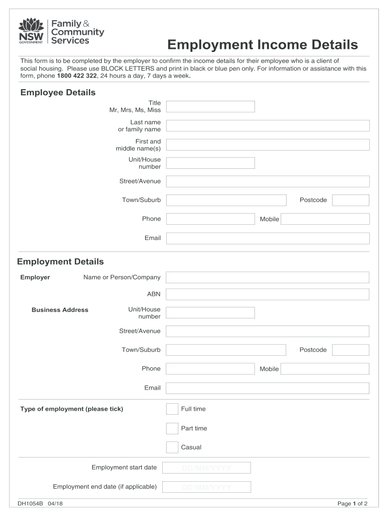  Tax Form for Employees 2018-2024