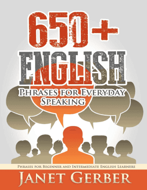 650 English Phrases for Everyday Speaking PDF  Form