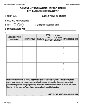 nurse patient assignment tool