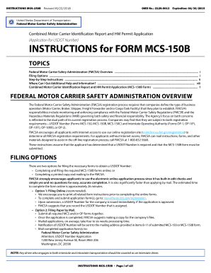  Mcs 150b Form to Print 2018