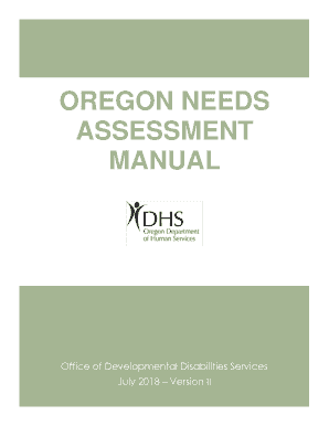  Oregon Needs Assessment 2018