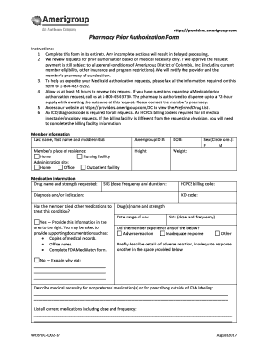  Quick Reference Card Providers Amerigroup 2017