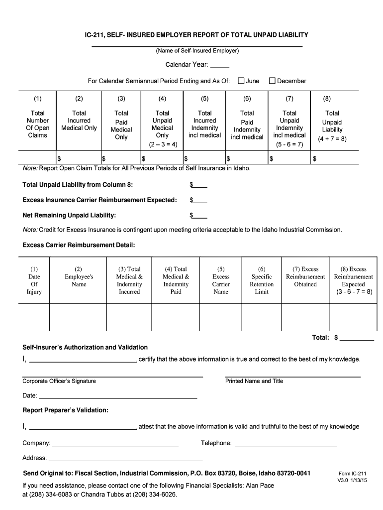  the Total Unpaid Liability on All Open Claims on Which Compensation 2015-2024