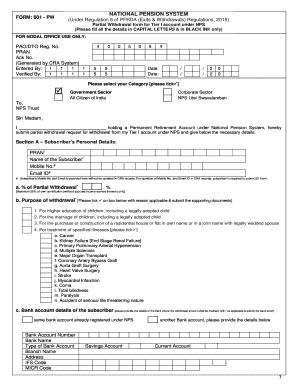 Form 601 Pw