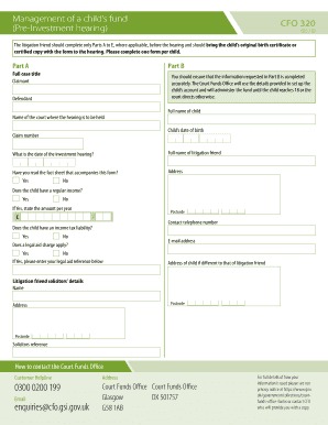 Cfo 320  Form