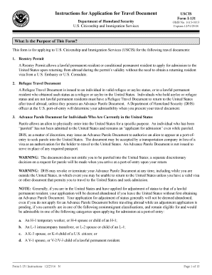  Form I 131 Fillable 2016