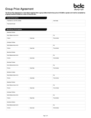 Bclc Group Release Form