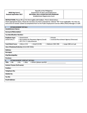 Nsrp Form 2