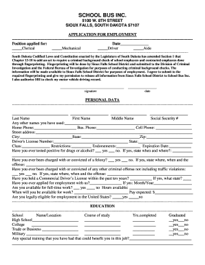 SCHOOL BUS INC  Form