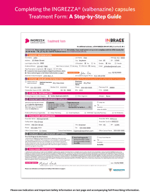 Ingrezza Treatment Form