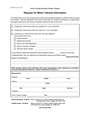 Mvr 605a  Form
