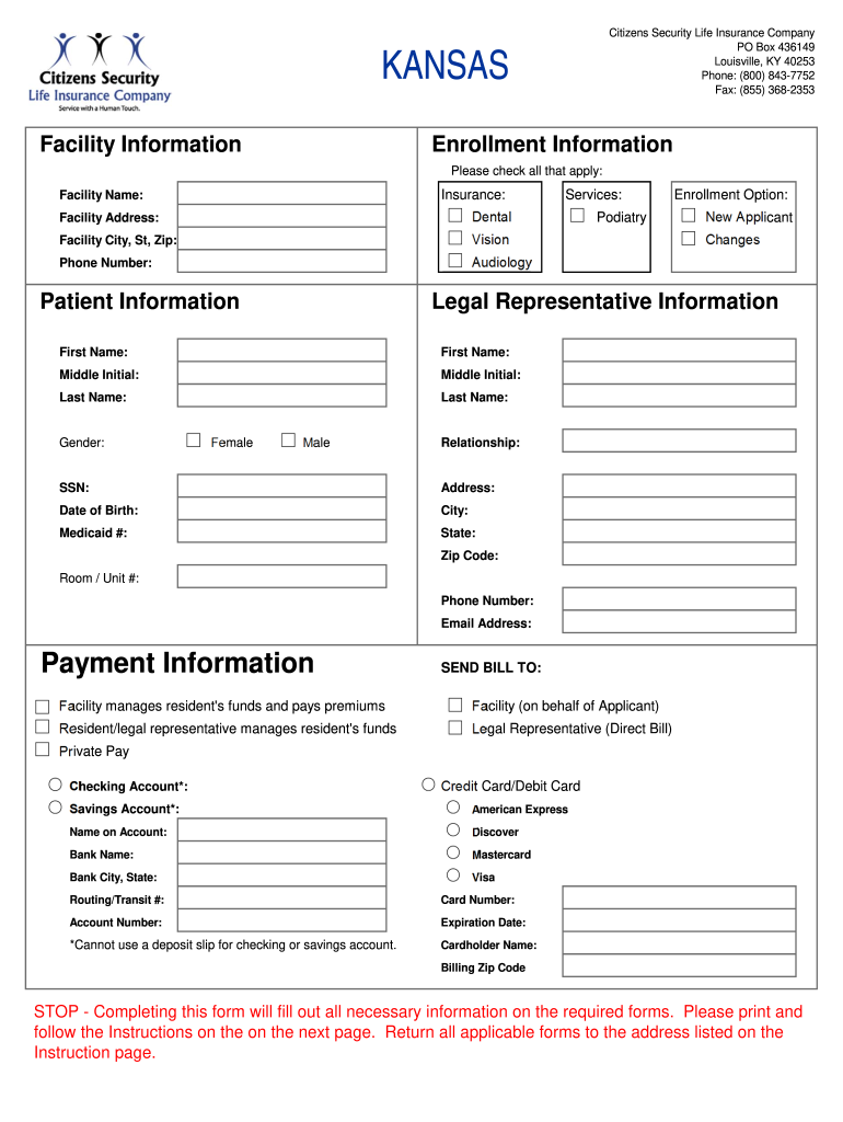 Facility Information Enrollment Information  360care