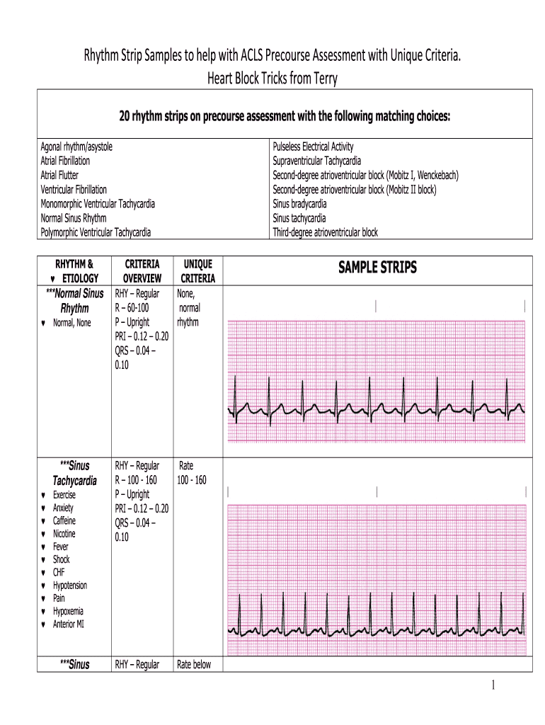 Acls Strips  Form