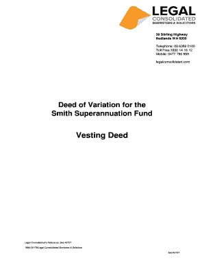 Vesting Deed Sample  Form