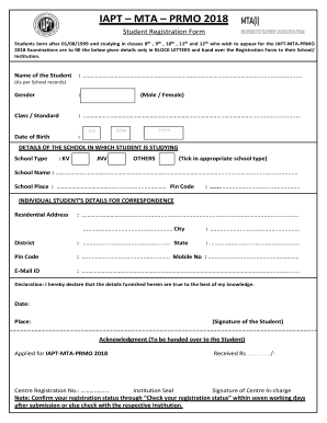 Prmo Iapt  Form