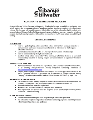 Sibanye Stillwater Application Form