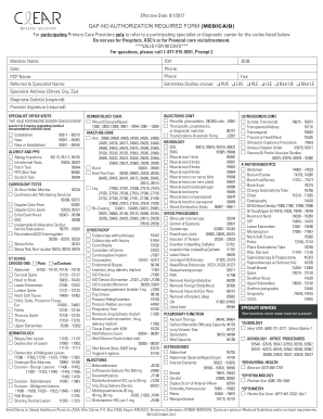 Qaf No Authorization Required Form Medicaid Clear Health Alliance