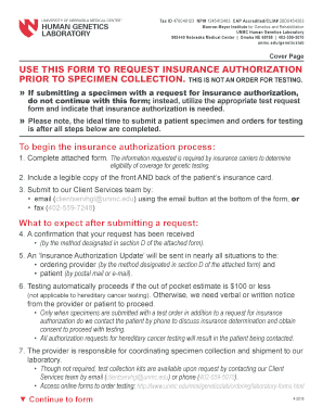  Authorization for Release of Information UNMC 2018