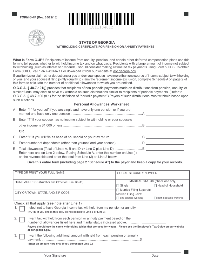  What is a G4p Form Used for 2018-2024