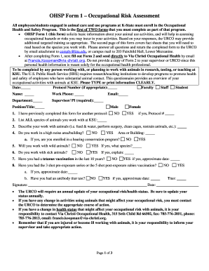 Get and Sign OHSP Form 1 DOC