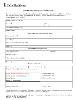 Healthcare Fax Form