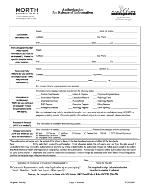  North Memorial Information 2017-2024