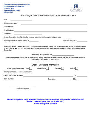 Debit Card Authorization  Form