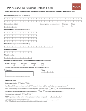Student Details Form