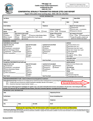  Cowlitz County Forms 2016-2024