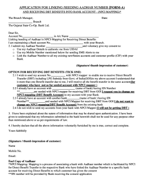 Npci Form