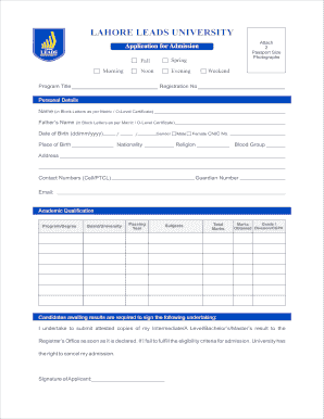 Leads University  Form