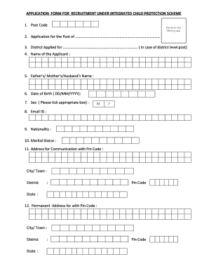Icps Application Form