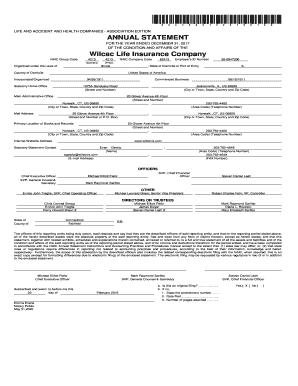 Wilcac Life Insurance Company Forms