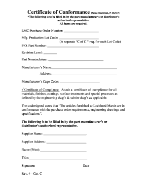 COFC CAT C PDF  Form