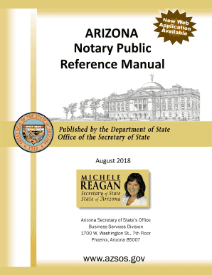  Arizona Notary Manual 2018-2024