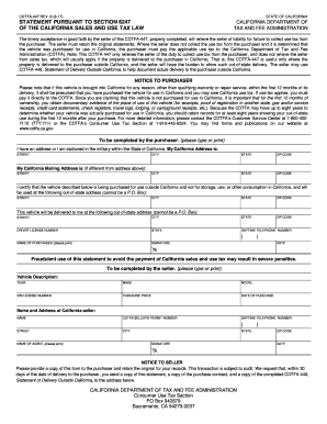 Cdtfa 447  Form