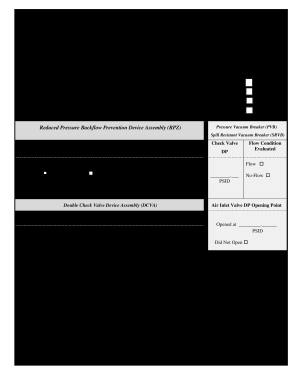 Newwa Backflow Form