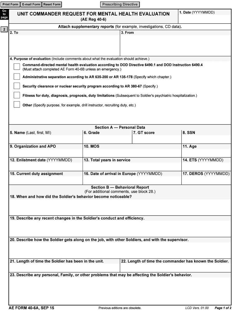  Ae 40 Form 2015-2024