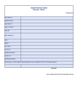 Janmitra Card Form