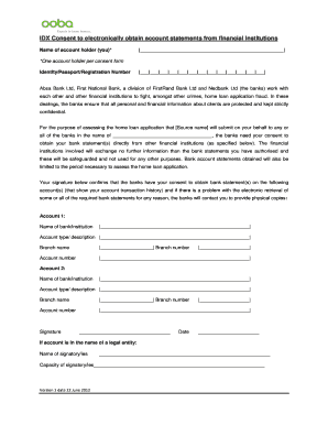 Idx Consent Form