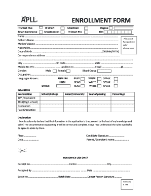 Apll Certificate Download PDF  Form