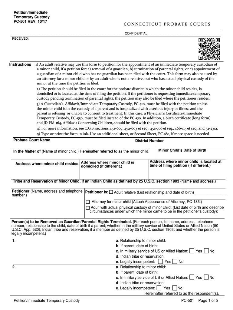 Get and Sign Temporary Guardianship pdfFiller 2017-2022 Form