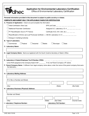 Get and Sign Sc Dhec Online Form 2018-2022