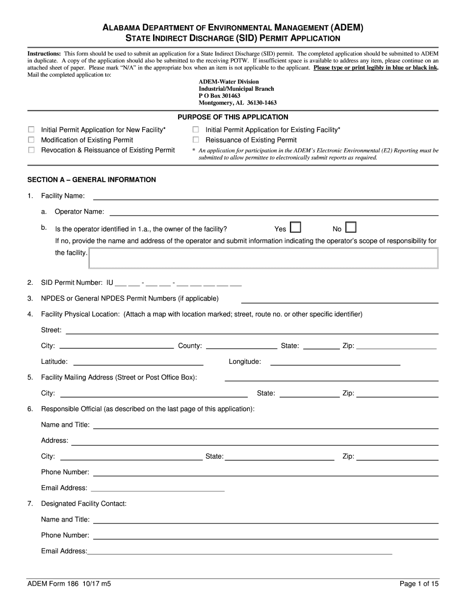  Adem Form 186 2017-2023