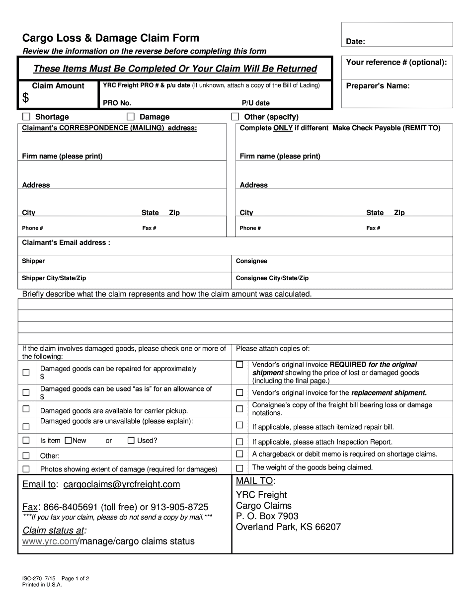  Isc 270 Fillable 2015-2024