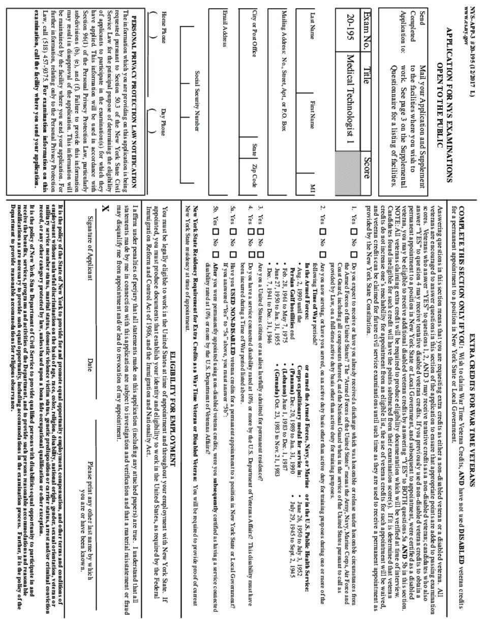 Mail Your Application and Supplement  Form