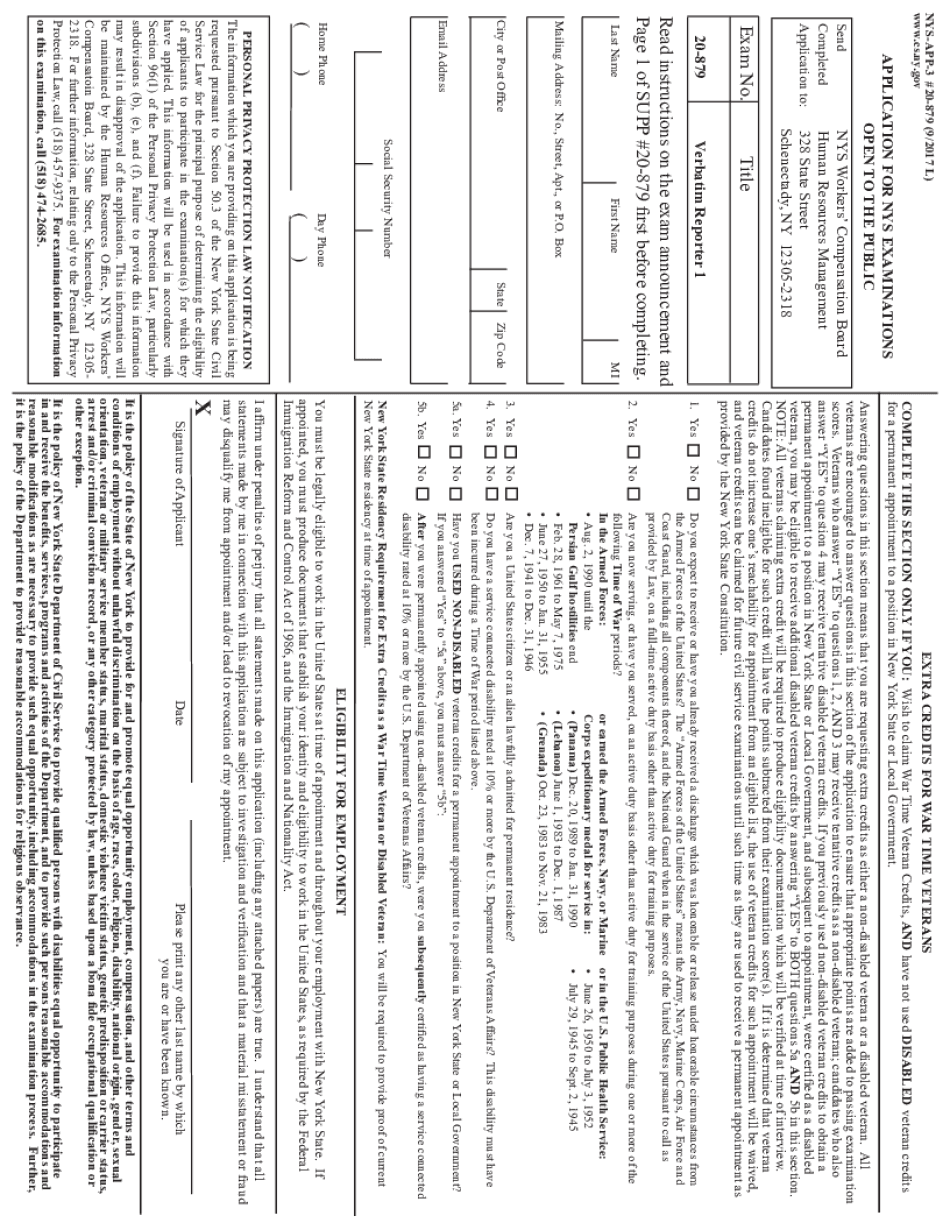 Verbatim Reporter 1  Form