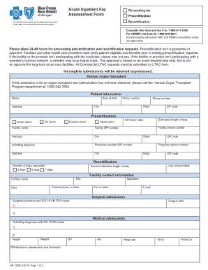  Patient Assessment Form 2018-2024