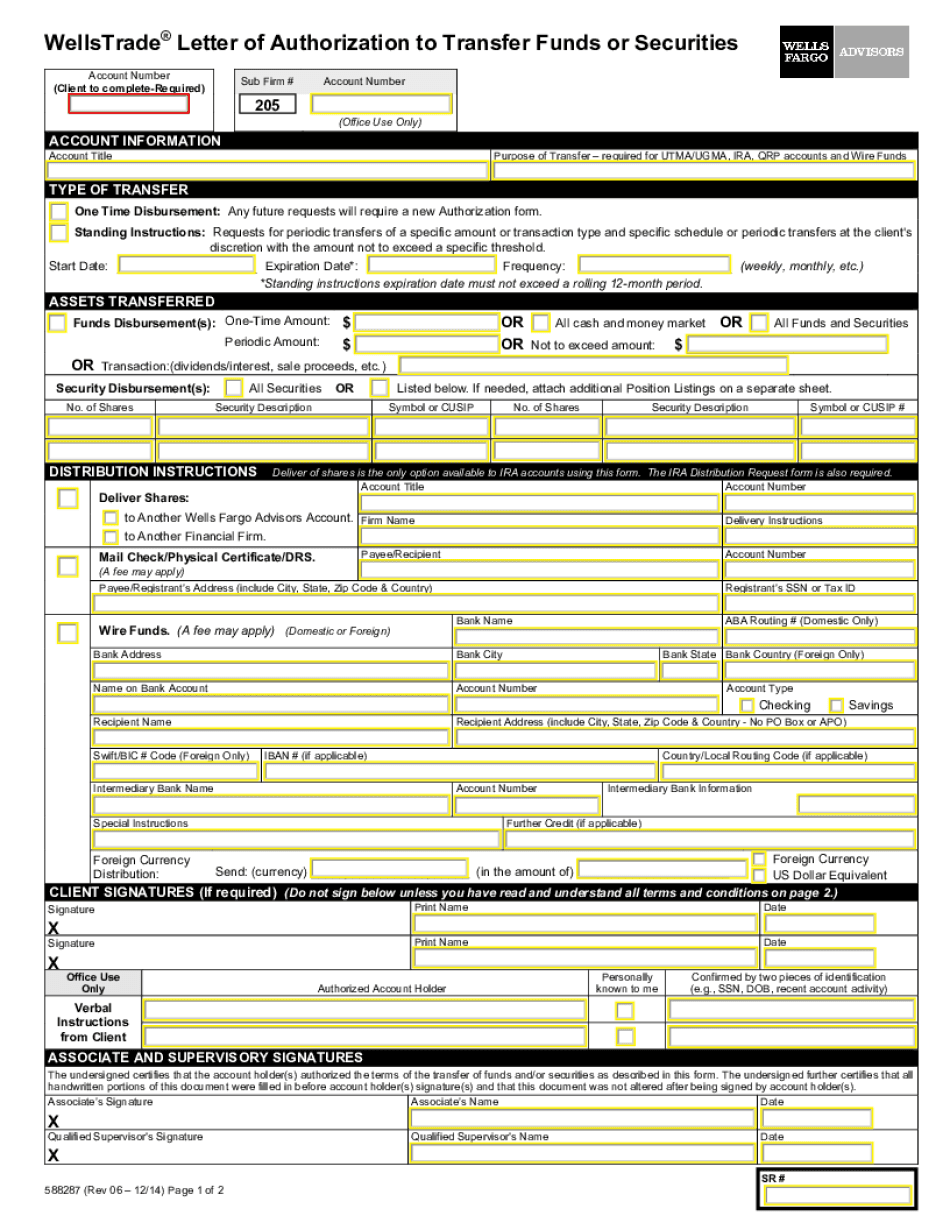  Purpose of Transfer Required for UTMAUGMA, IRA, QRP Accounts and Wire Funds 2014