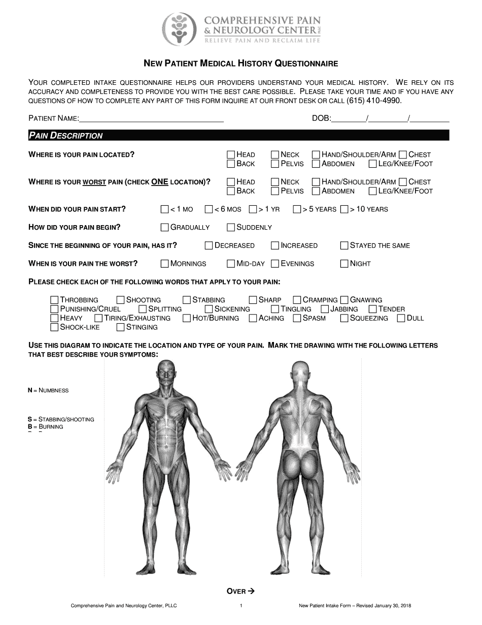  New Patient Documents, Medical Forms and More Gateway 2018-2024